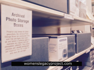 archival photo storage boxes