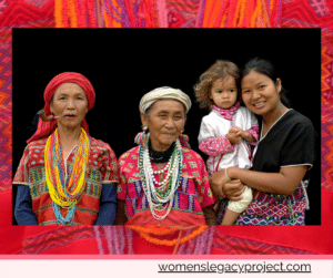 Four generations of Thai women 