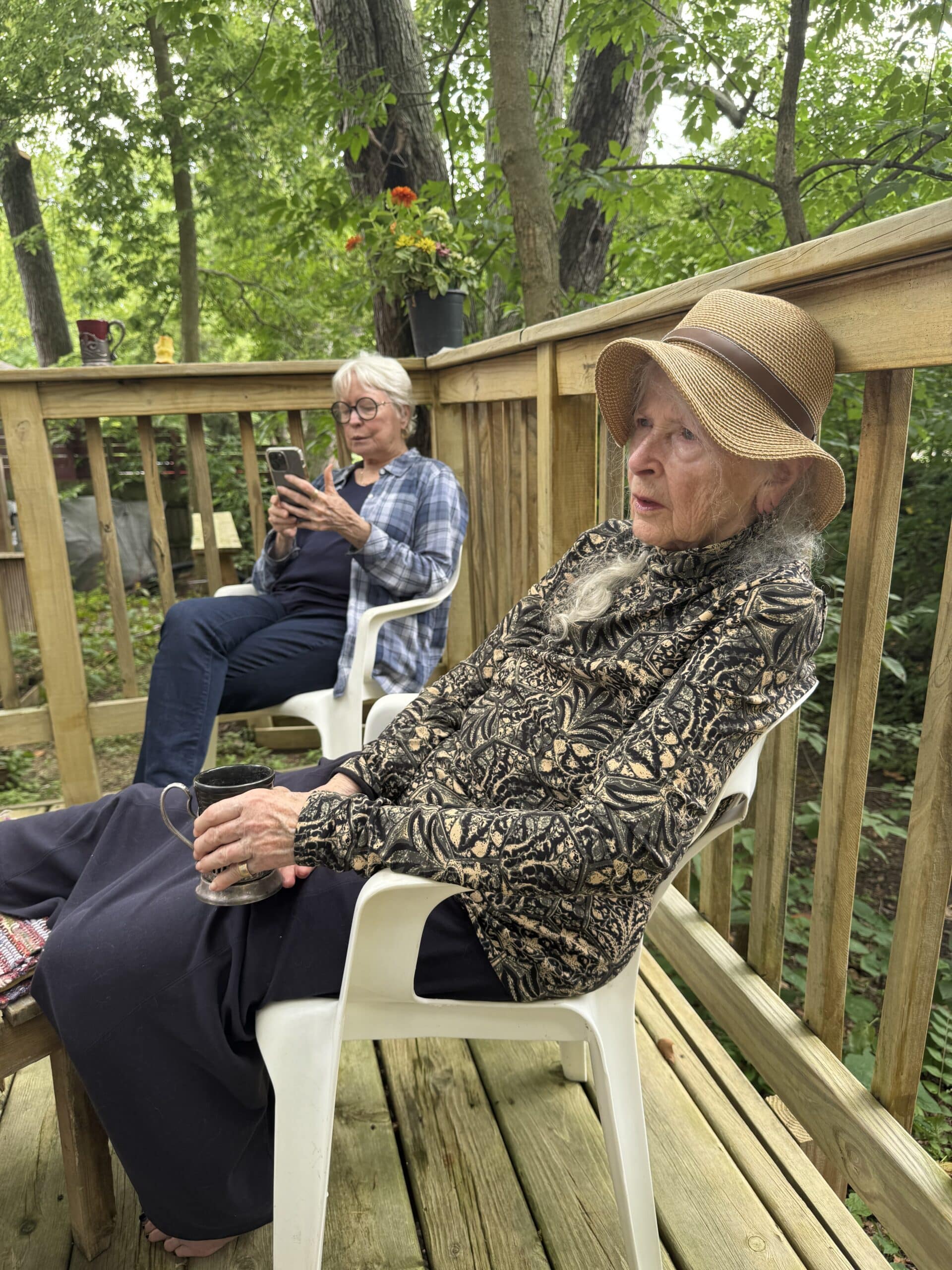 Dr Judith Breuggeman and Dr Myrdene Anderson, summer 2025.