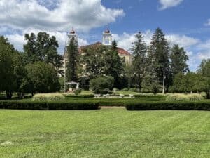 West Baden Springs Hotel grounds.